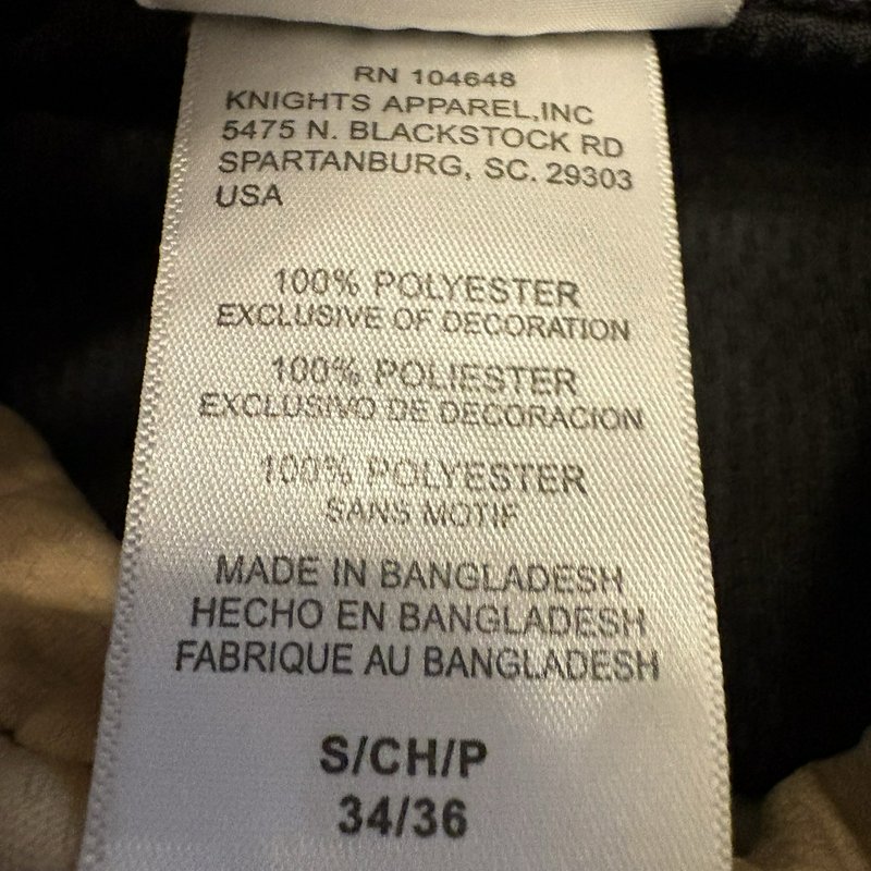 Pittsburgh Penguins Quarter Zip Pullover Small Black Gold NHL Knights Apparel