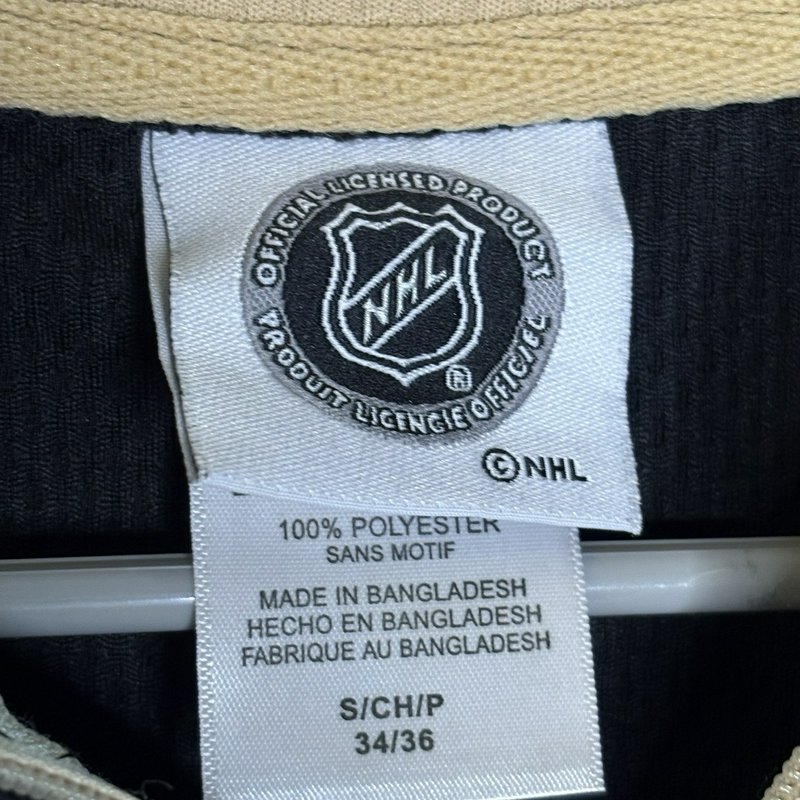Pittsburgh Penguins Quarter Zip Pullover Small Black Gold NHL Knights Apparel