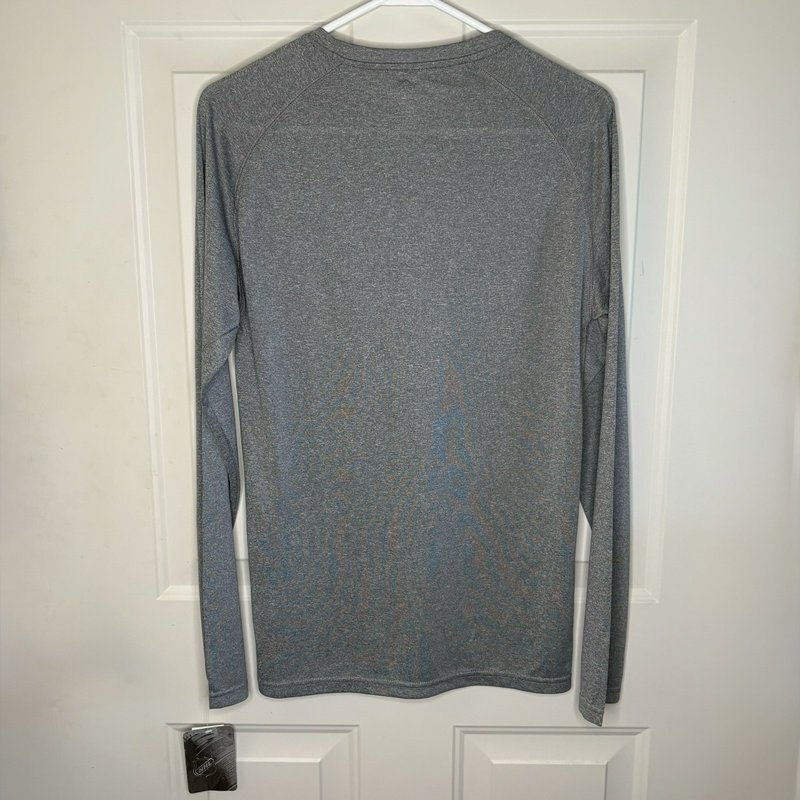 Pittsburgh Penguins Hockey Men's Gray Long Sleeve Performance Shirt Small NWT