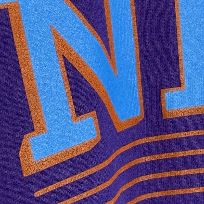 Nike The Athletic Dept Purple T-Shirt Blue Orange Logo Men’s Large Retro 2010s