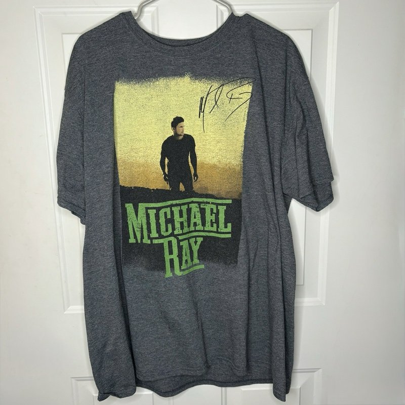 Michael Ray Think a Little Less Tour T-Shirt 2XL Gray Country Music Graphic