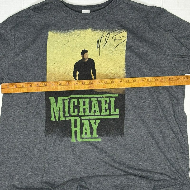 Michael Ray Think a Little Less Tour T-Shirt 2XL Gray Country Music Graphic
