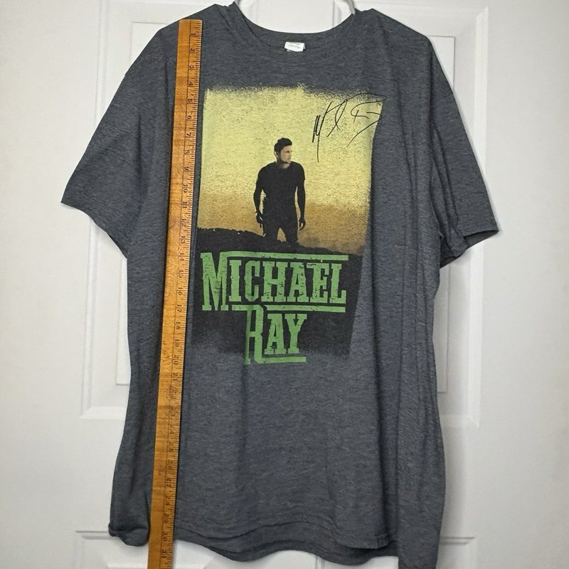 Michael Ray Think a Little Less Tour T-Shirt 2XL Gray Country Music Graphic