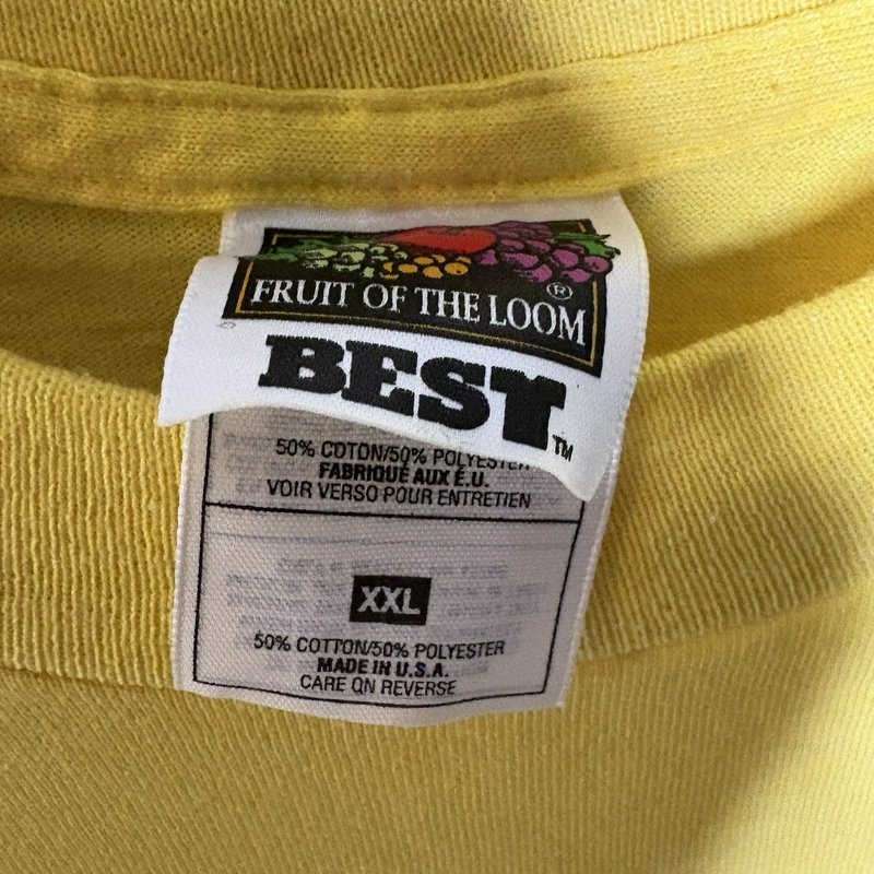 Vintage Bagby 90s "Stay Away From Stupid People!" T-Shirt Fruit of the Loom XXL