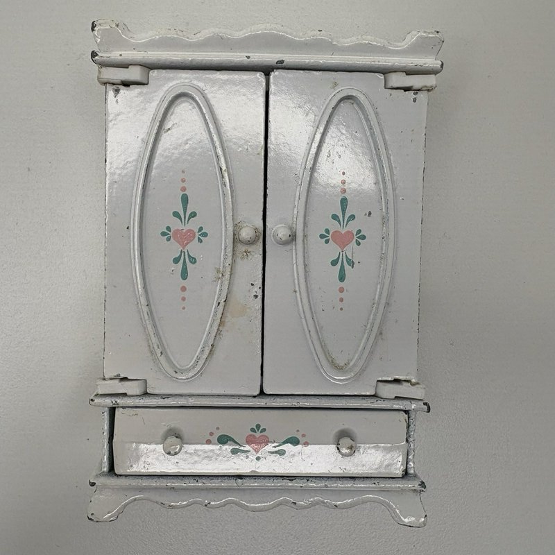 Vintage Mattel The Littles Metal Dollhouse Furniture Lot Sofa Dresser Armoire HK