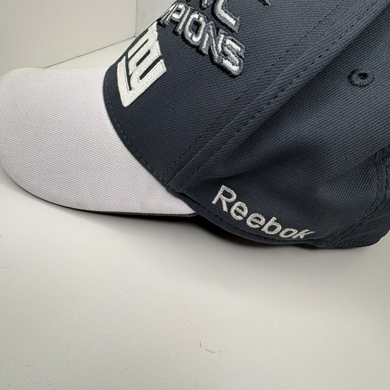 NY Giants Super Bowl XLVI Champions Hat Reebok On Field FITMAX 70 OSFA Navy