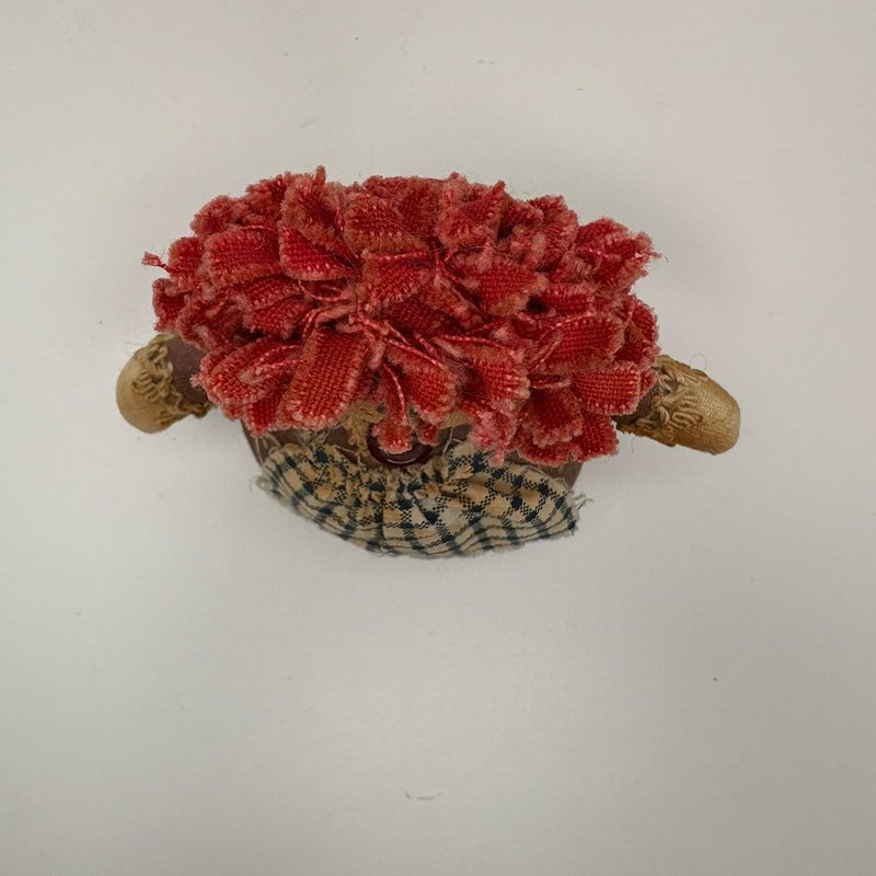 Primitive Mini Rag Doll 5” Weighted Bottom Shelf Sitter Country Rustic Decor