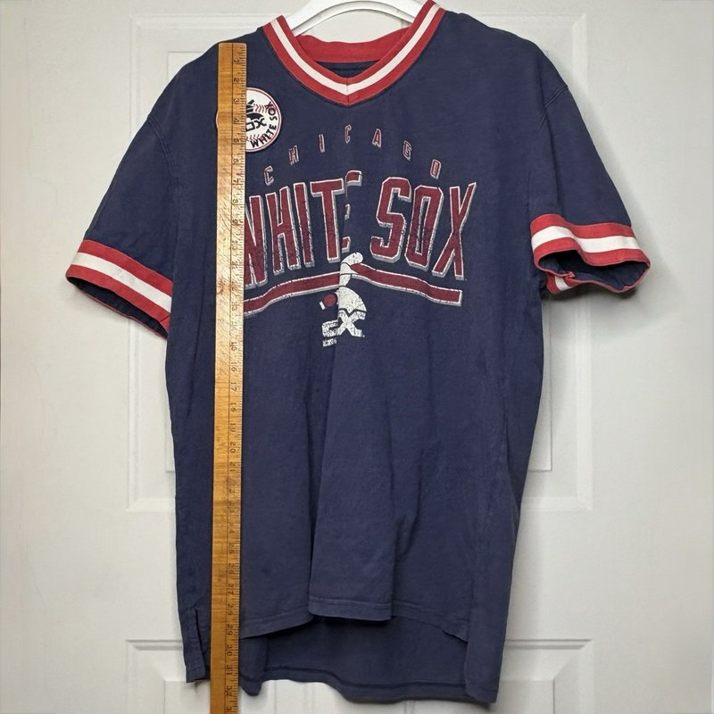 Chicago White Sox G-III Carl Banks V-Neck Jersey Style Shirt XXL Blue Red 2013