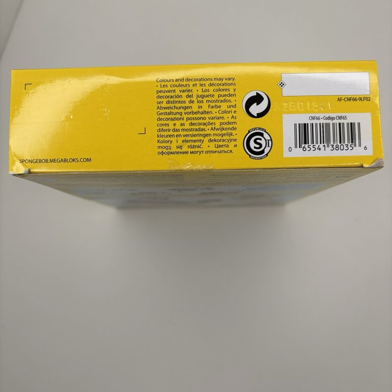 SpongeBob Mega Bloks Bike Racer CNF66 84-Pc Set Factory Sealed Retired