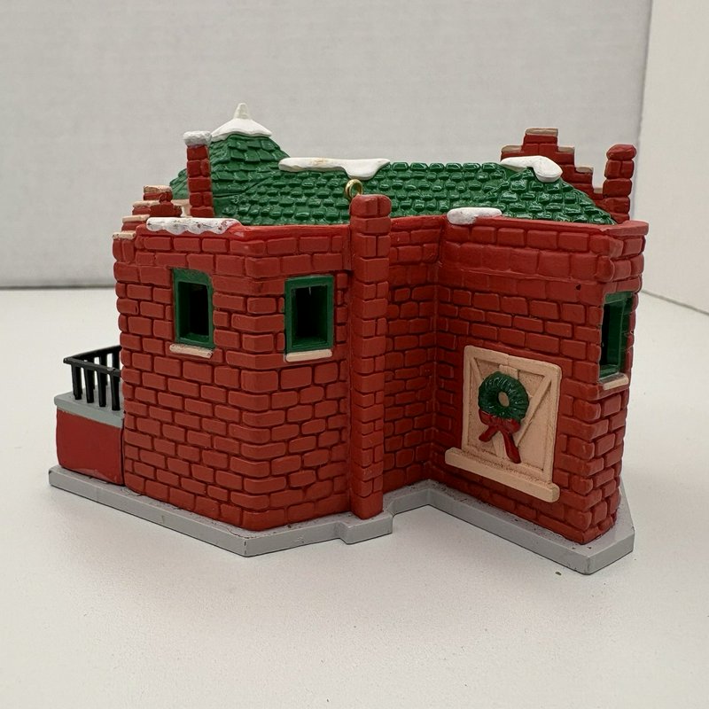 Coca-Cola Town Square Hanging Village Ornaments Lot of 4 w/ Truck 1991