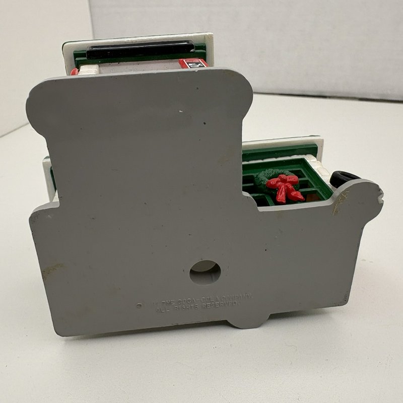 Coca-Cola Town Square Hanging Village Ornaments Lot of 4 w/ Truck 1991