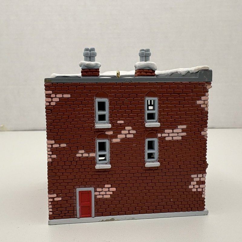 Coca-Cola Town Square Hanging Village Ornaments Lot of 4 w/ Truck 1991