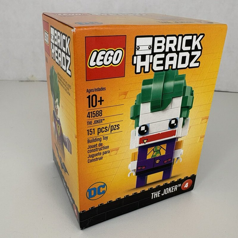 LEGO BrickHeadz The Joker 41588 DC Batman Movie Set 151 pcs – New Sealed Retired