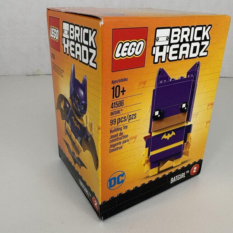 LEGO BrickHeadz Batgirl 41586 Sealed 2017 DC Super Heroes Box Wear