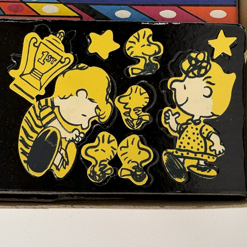 1978 Colorforms Disco Snoopy Play Set Peanuts Vintage Complete Scene Board