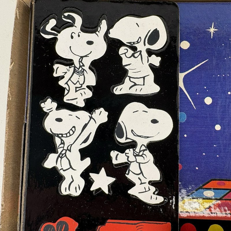 1978 Colorforms Disco Snoopy Play Set Peanuts Vintage Complete Scene Board