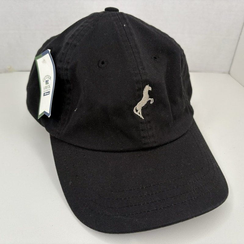 Cutter & Buck Norfolk Southern Intermodal Hat Black Horse Logo NWT Adjustable