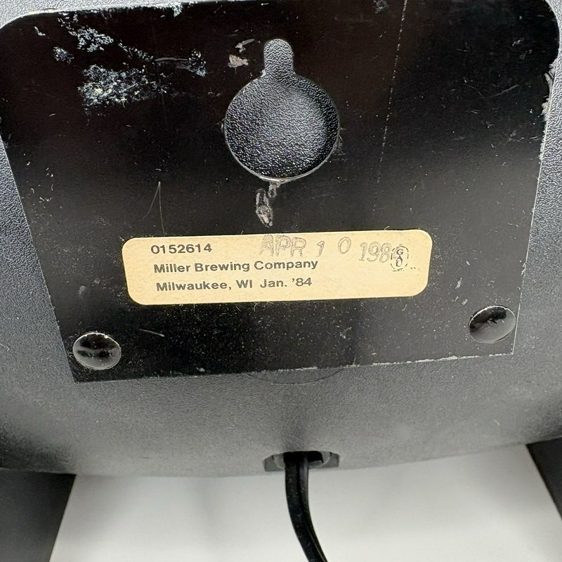 Vintage 1984 "Welcome to Miller Time" Backlit Beer Bar Sign Working