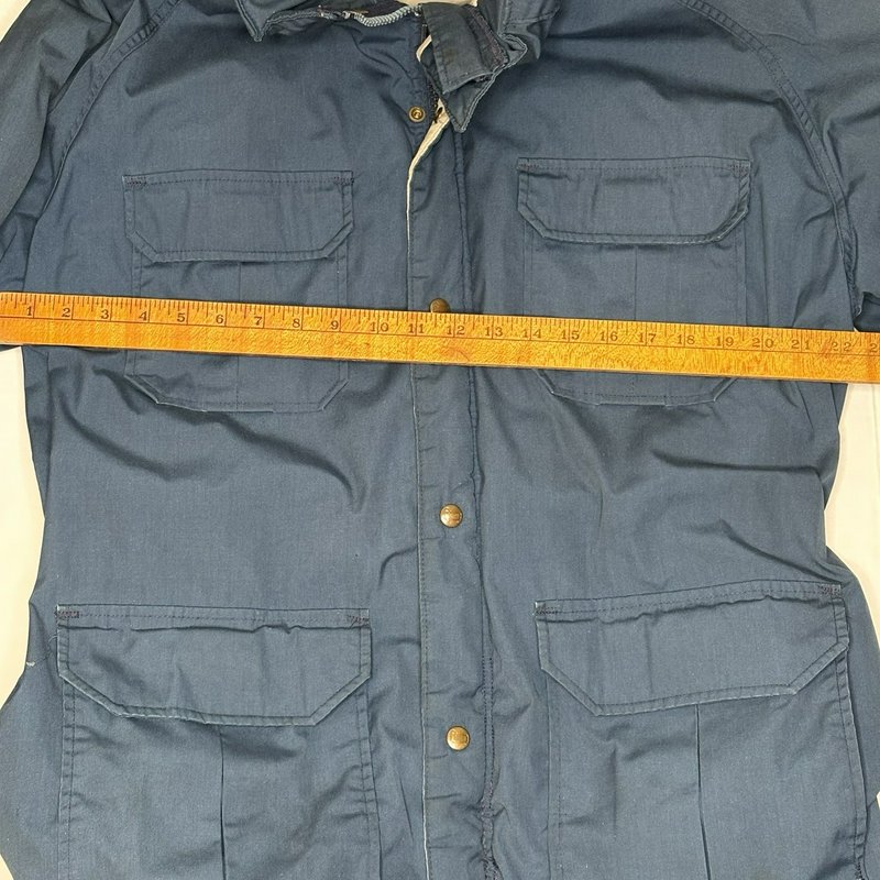 Woolrich Thinsulate Field Jacket Slate Blue Men’s Vintage Insulated Coat Medium