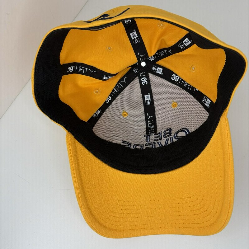 BetRivers New Era 39THIRTY Stretch Fit Hat Yellow Medium/Large 2019