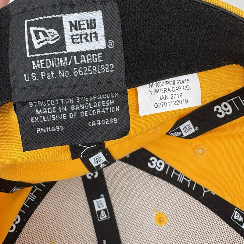 BetRivers New Era 39THIRTY Stretch Fit Hat Yellow Medium/Large 2019