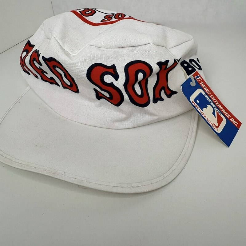 Boston Red Sox Vintage Pennant & Twins Enterprise Painter Hat NOS MLB
