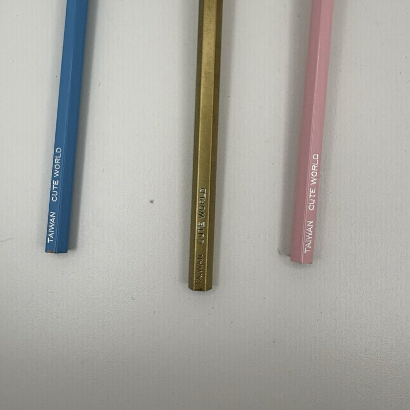 Vintage Cute World Taiwan Topper Pencils Set of 3 Phone Merry-Go-Round Cake