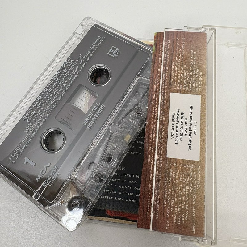 Vince Gill Cassette Tape Lot of 5 Albums MCA Country Music Collection Tested