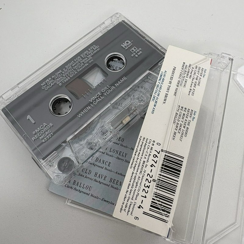 Vince Gill Cassette Tape Lot of 5 Albums MCA Country Music Collection Tested