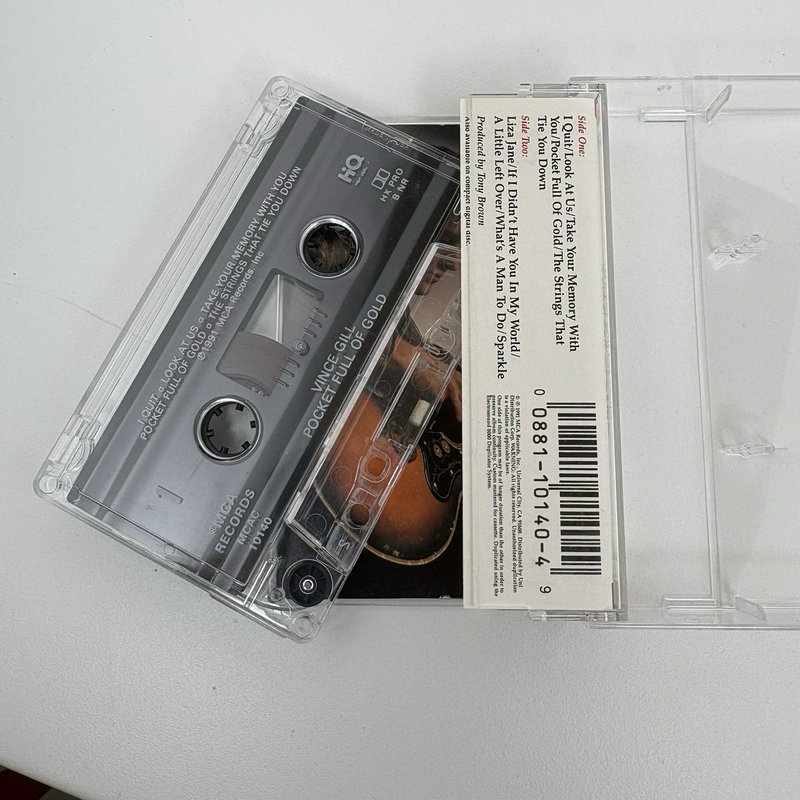 Vince Gill Cassette Tape Lot of 5 Albums MCA Country Music Collection Tested