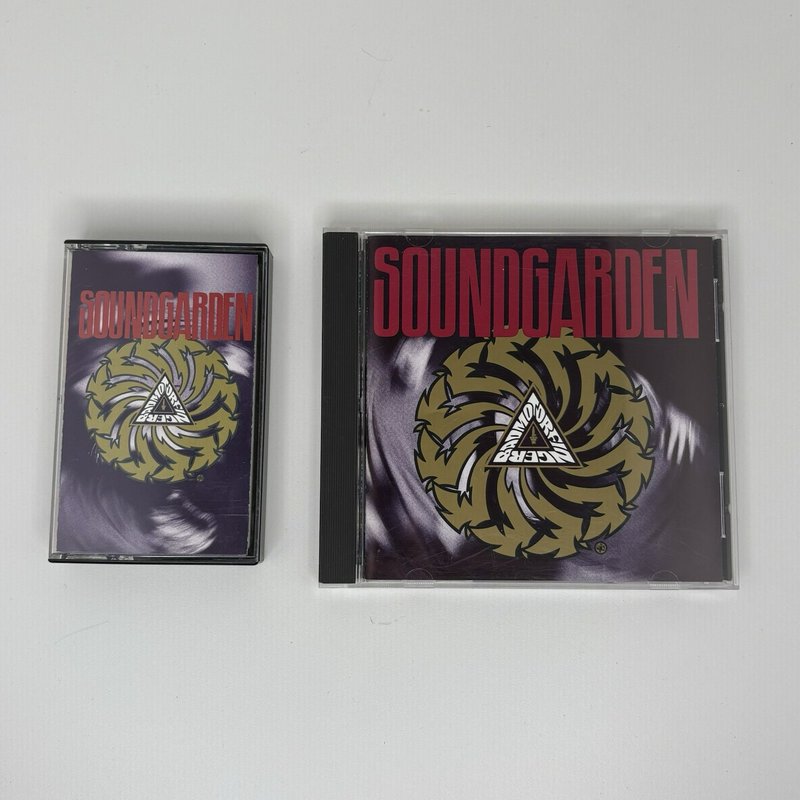 Soundgarden Badmotorfinger CD & Cassette Lot 1991 A&M Records Grunge Rock