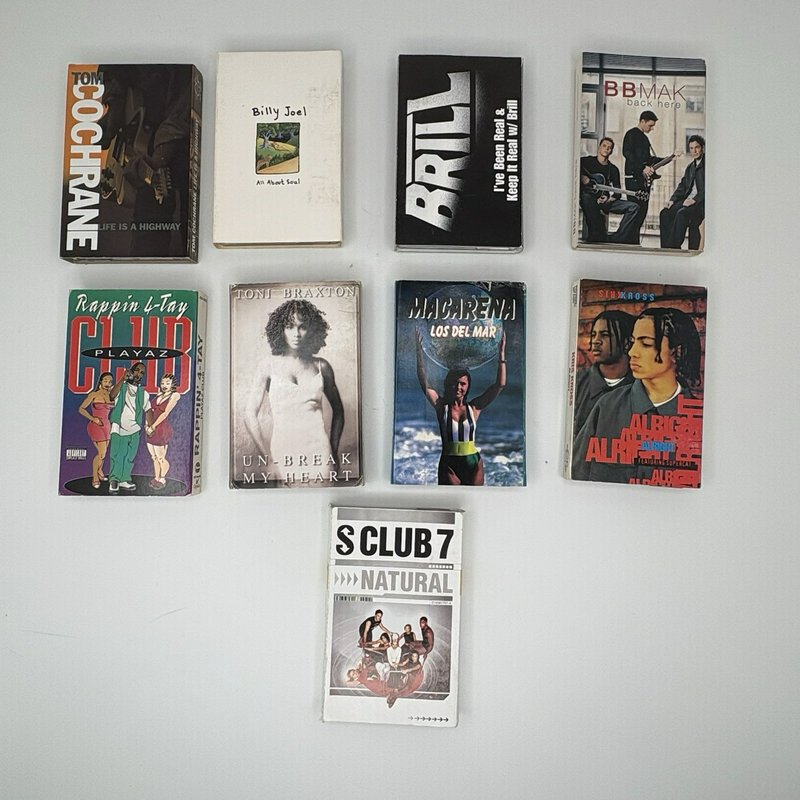 Lot 25 Cassette Singles Queen/Stones/K-Ci & JoJo/Braxton/Rappin 4-Tay & More