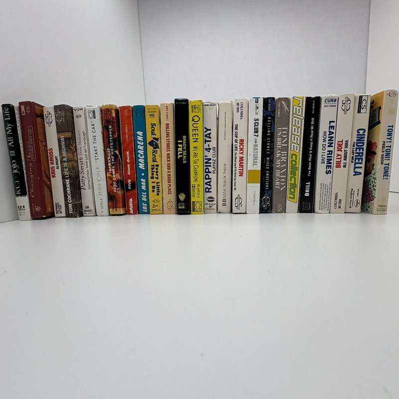 Lot 25 Cassette Singles Queen/Stones/K-Ci & JoJo/Braxton/Rappin 4-Tay & More