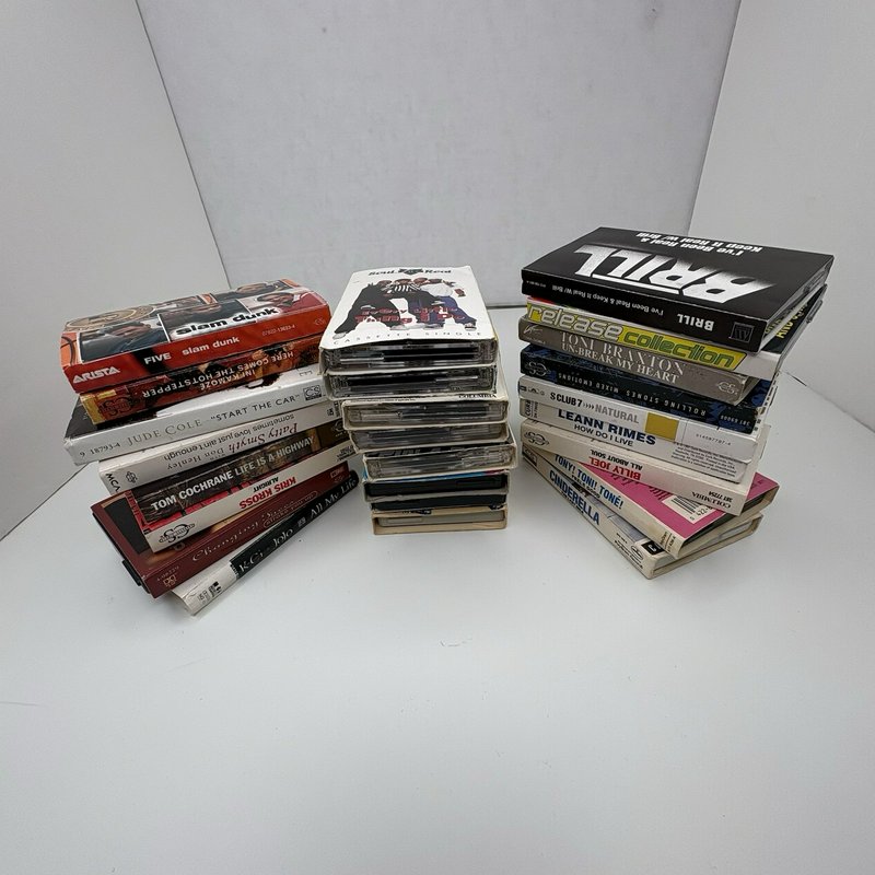 Lot 25 Cassette Singles Queen/Stones/K-Ci & JoJo/Braxton/Rappin 4-Tay & More