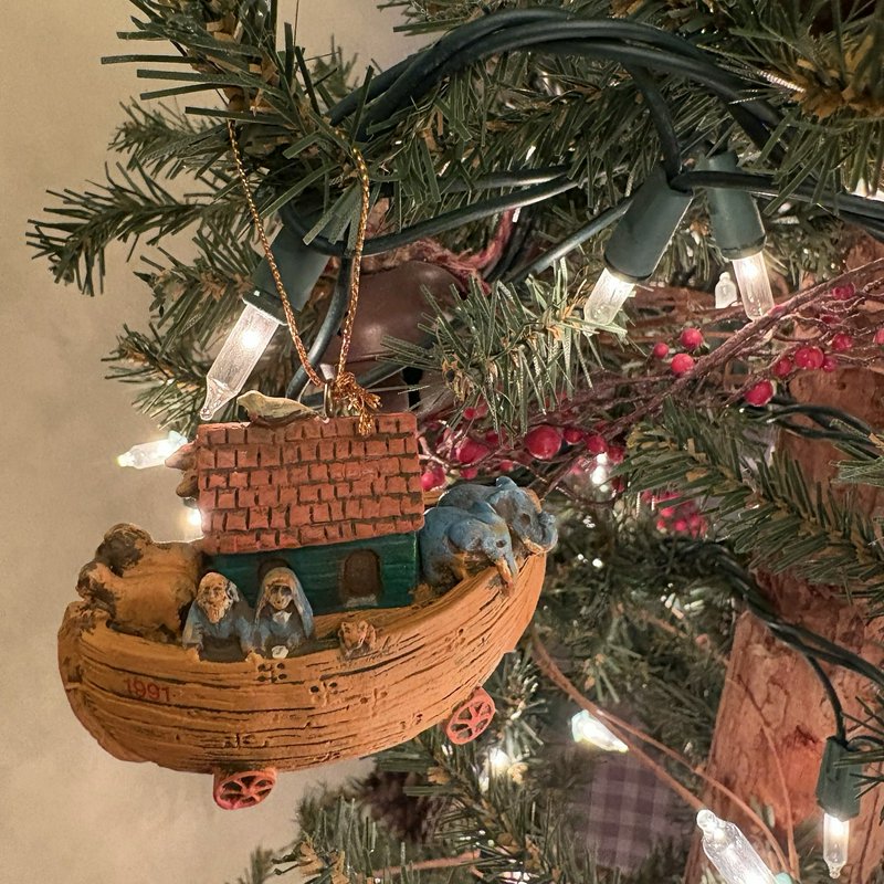 American Greetings Noah’s Ark Ornament 1991 Third in Series w/ Box Vintage