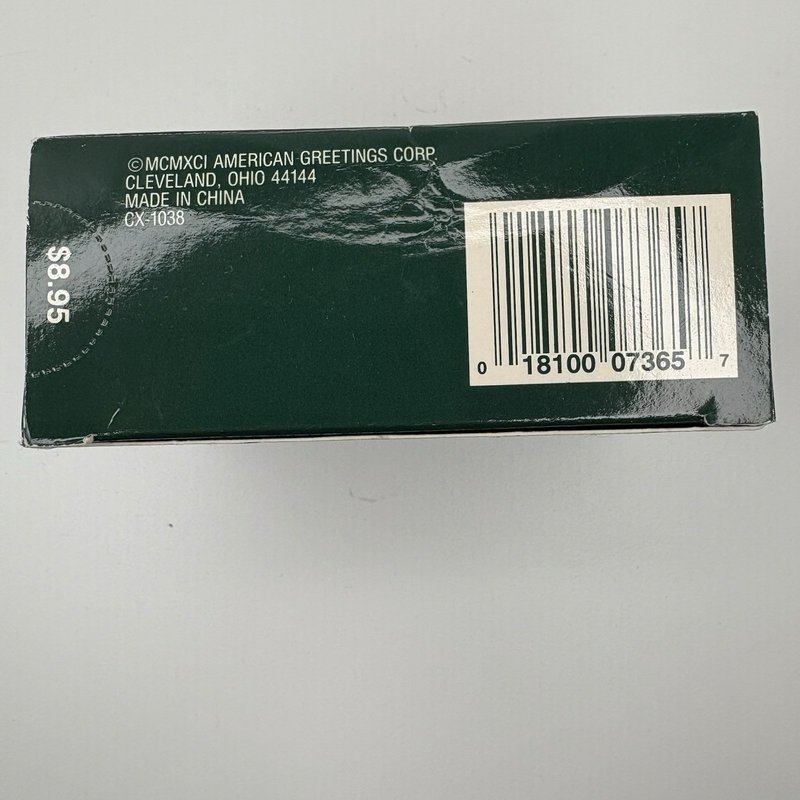 American Greetings Noah’s Ark Ornament 1991 Third in Series w/ Box Vintage