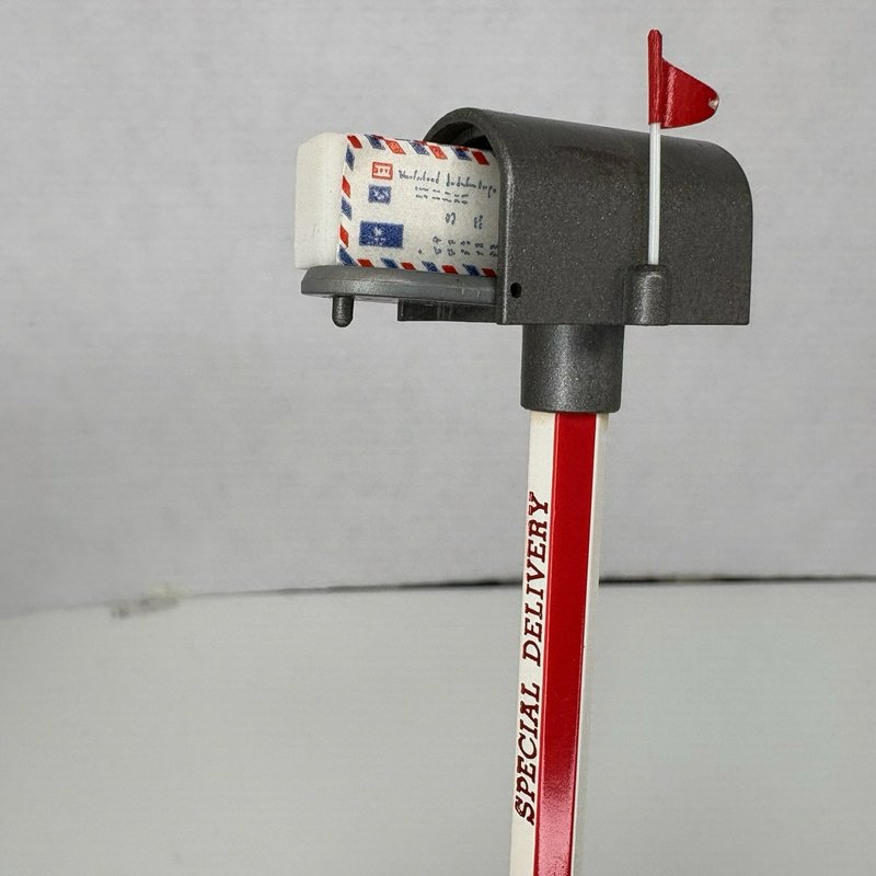 Vintage Taiwan D56 Pencil Lot 30 Novelty Toppers Animals Holidays Mailbox More