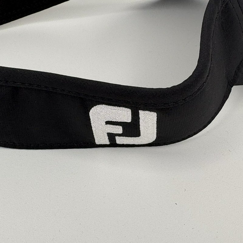 Titleist Pro V1 FJ Golf Visor Black Adjustable Tour Performance Hat
