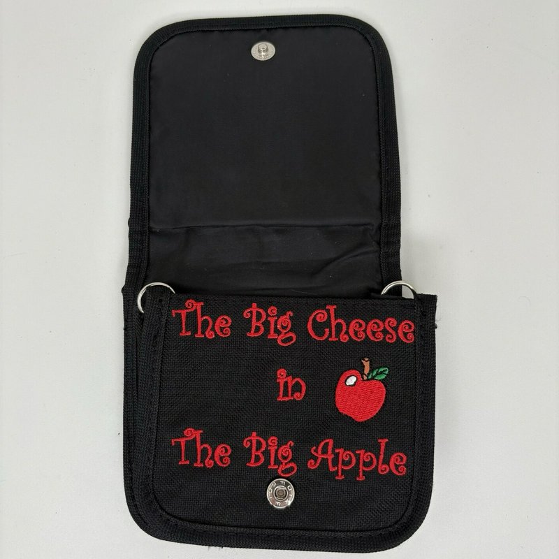 World of Disney NYC Mickey Mouse Crossbody Pouch “Big Apple” Embroidered