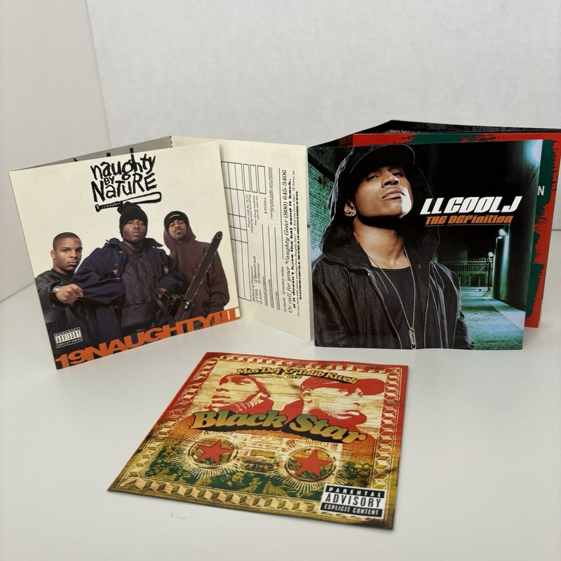 Hip Hop CD Lot 11 N.W.A / Ice Cube / Black Star / LL Cool J / Naughty by Nature