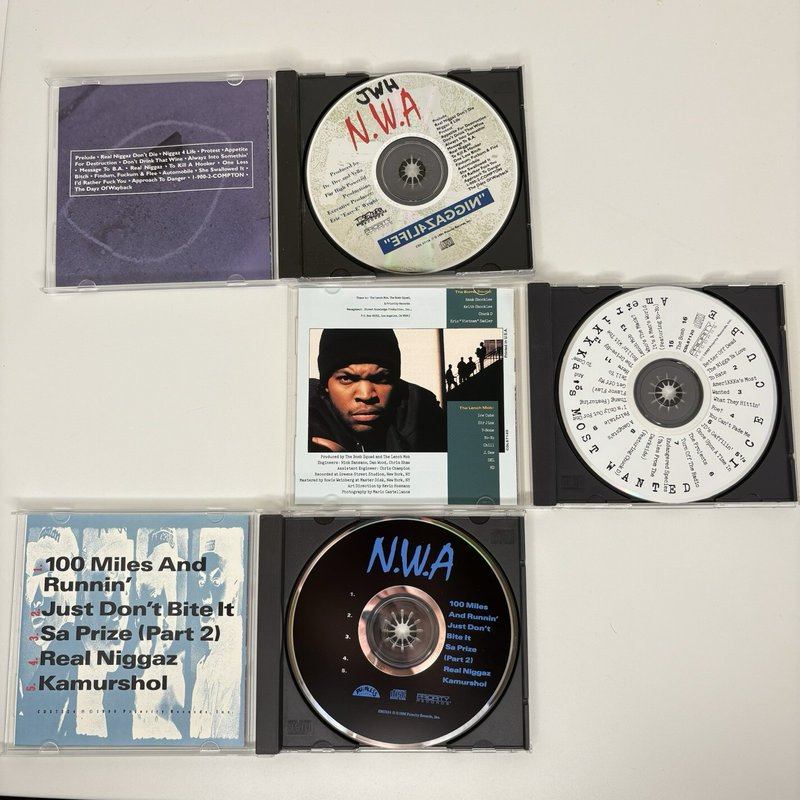 Hip Hop CD Lot 11 N.W.A / Ice Cube / Black Star / LL Cool J / Naughty by Nature