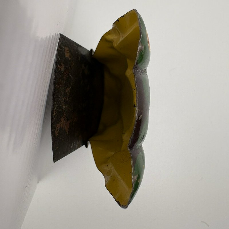 Vintage Large Tin Frog Clicker Toy Lithograph Noisemaker