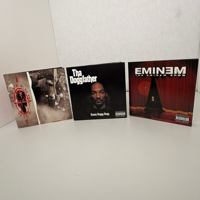 Hip Hop CD Lot of 11 Eminem /  Snoop Dogg /  Cypress Hill / Puff Daddy / Nelly