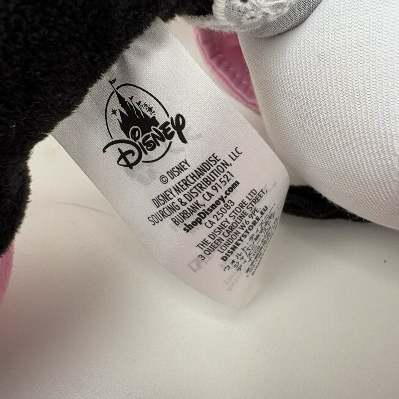 Disney Minnie Mouse Plush Pink Polka Dot Dress Bow 18” Stuffed Toy NWT