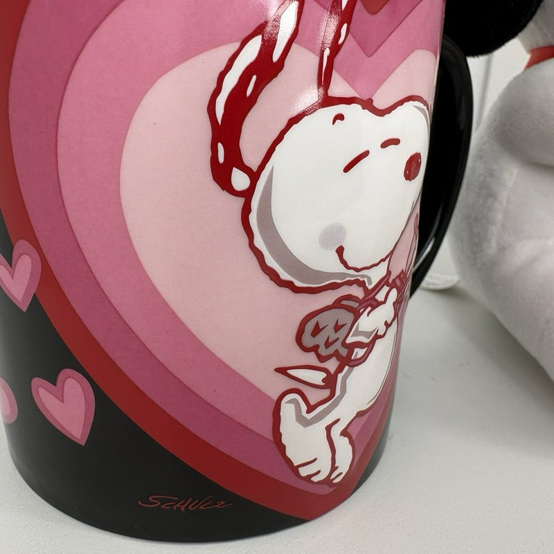 Hallmark Peanuts Snoopy Valentine 3D Mug & Plush Set “Love Hits the Spot”