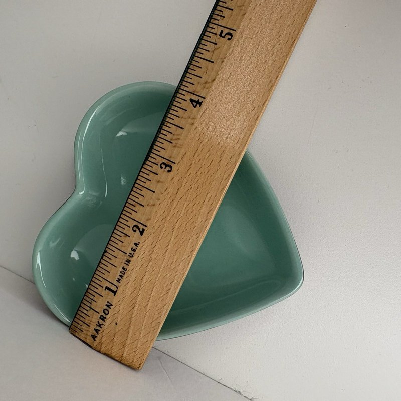 Hershey’s Kisses Sweet Heart Trinket Dish Fitz & Floyd Teal Ceramic