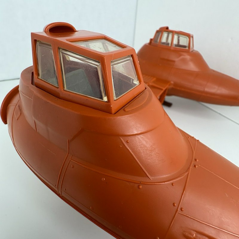 Vintage Star Wars Twin-Pod Cloud Car (39860) Vehicle Kenner 1980 Orange