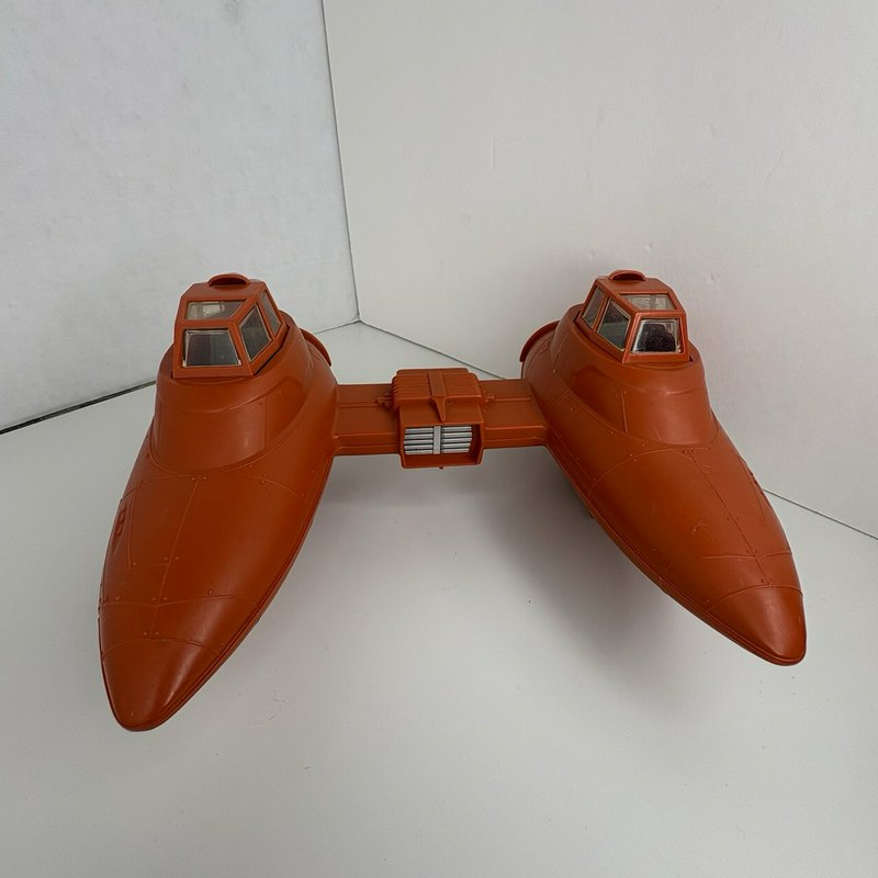 Vintage Star Wars Twin-Pod Cloud Car (39860) Vehicle Kenner 1980 Orange