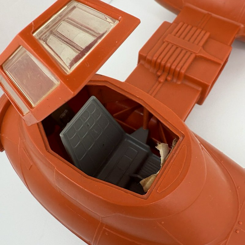 Vintage Star Wars Twin-Pod Cloud Car (39860) Vehicle Kenner 1980 Orange