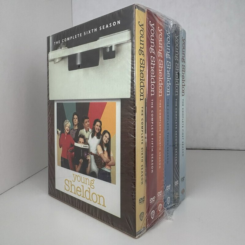 Young Sheldon Seasons 1–6 DVD Box Set Factory Sealed
